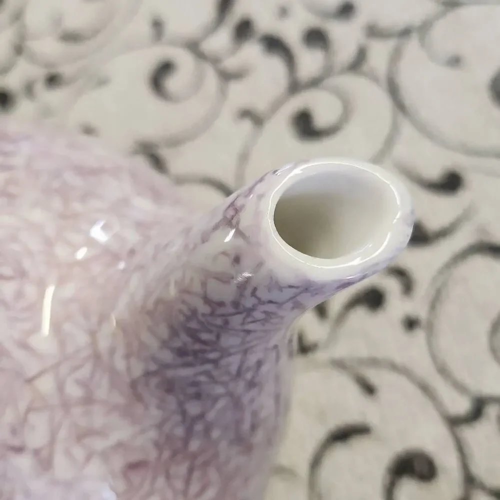 Lilac Patterned Tea Pot